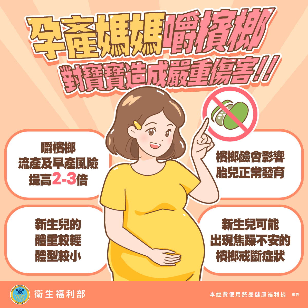 青少年檳榔危害防制-02孕產媽媽嚼檳榔對寶寶造成嚴重傷害